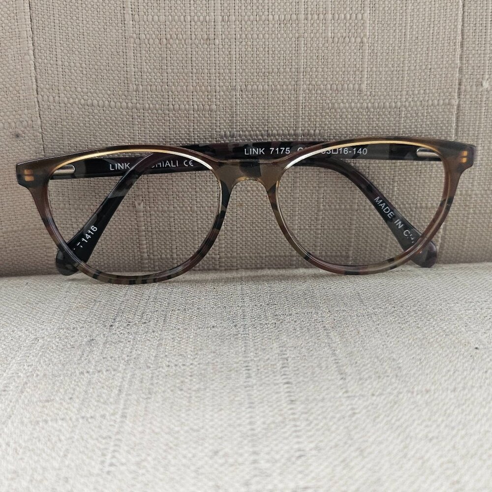 Link Occhiali Women Eyeglasses 7175 C57 Black Pink Camouflage Frames 53[]16 140